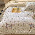 Lunch Rabbit bed sheet cover bedding pillowcase set